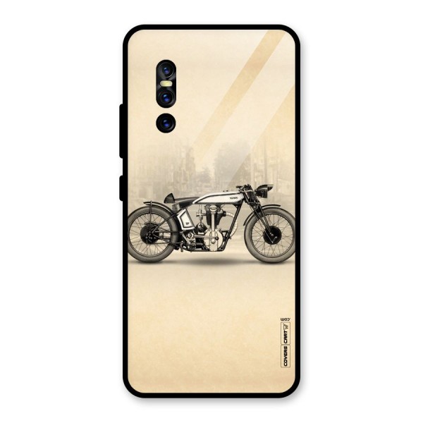 Bike Ride Glass Back Case for Vivo V15 Pro