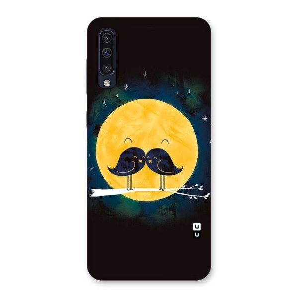 Bird Moustache Back Case for Galaxy A50