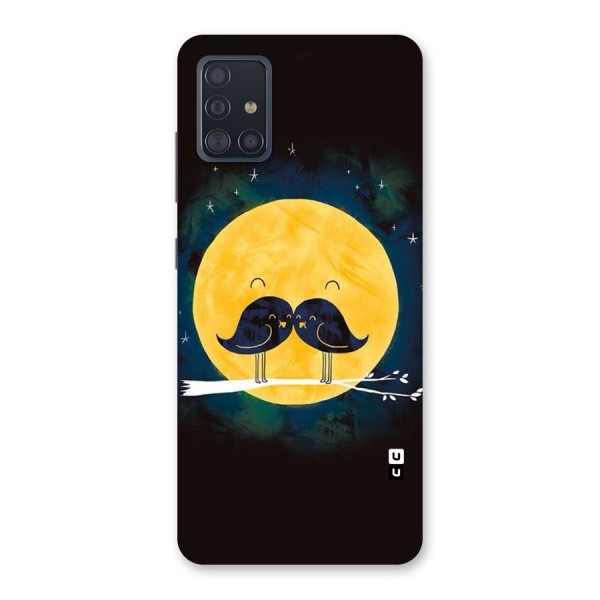 Bird Moustache Back Case for Galaxy A51