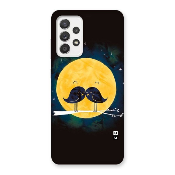 Bird Moustache Back Case for Galaxy A52