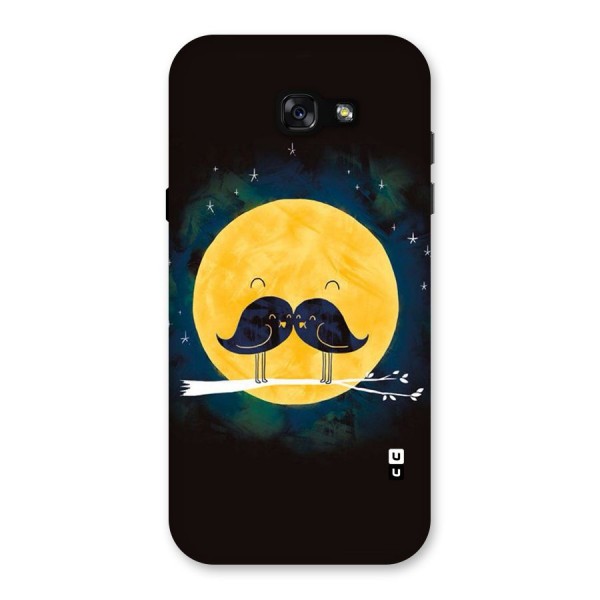 Bird Moustache Back Case for Galaxy A7 (2017)