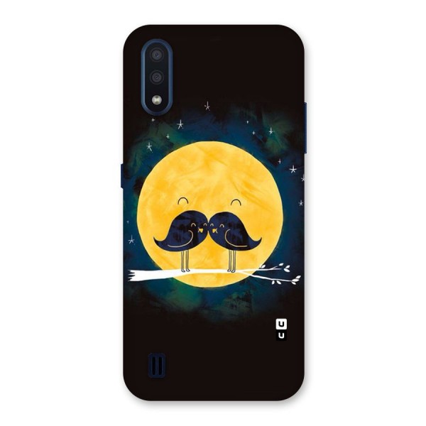 Bird Moustache Back Case for Galaxy M01