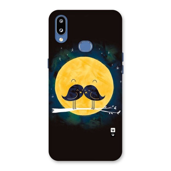 Bird Moustache Back Case for Galaxy M01s