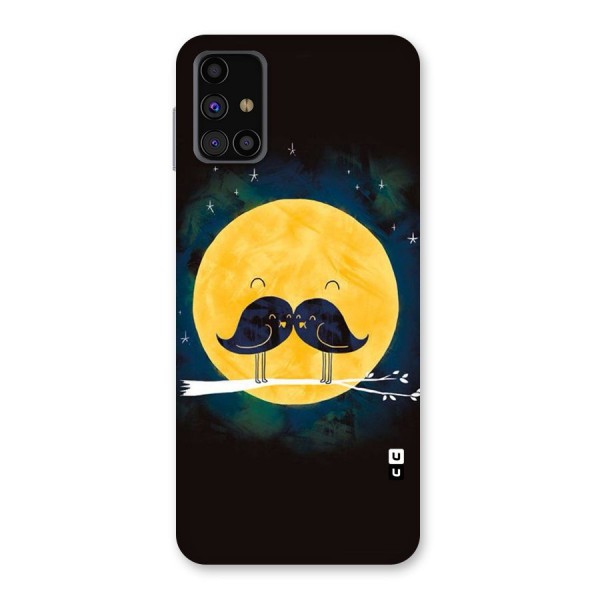 Bird Moustache Back Case for Galaxy M31s