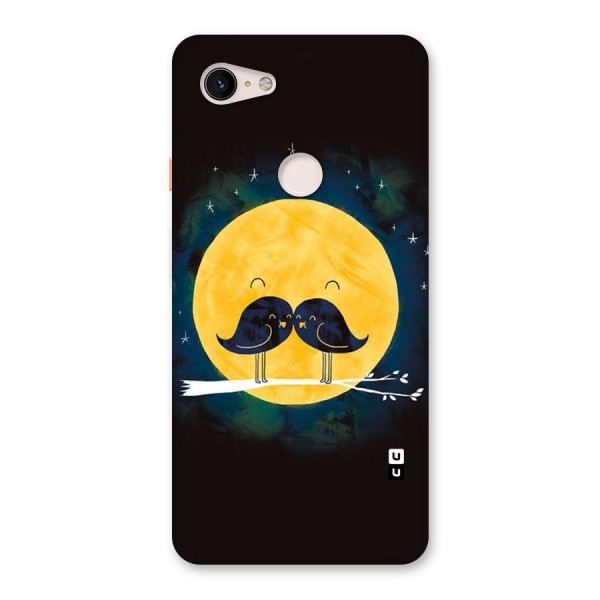 Bird Moustache Back Case for Google Pixel 3 XL