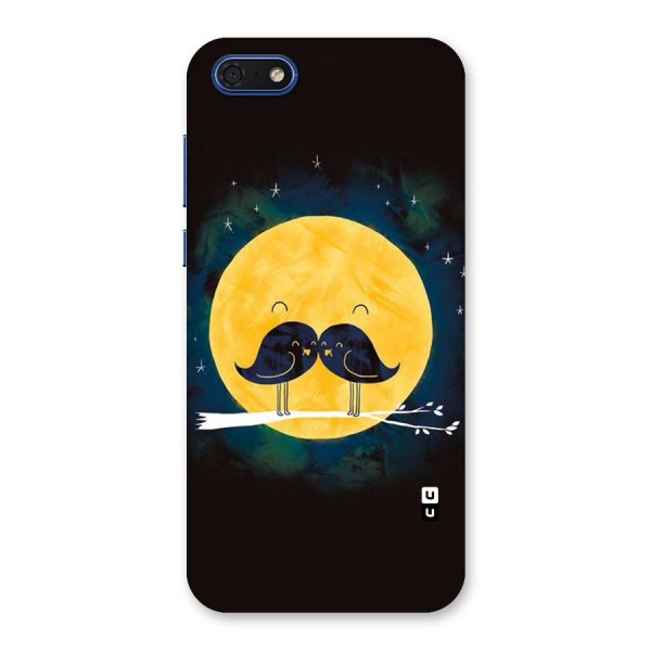 Bird Moustache Back Case for Honor 7s