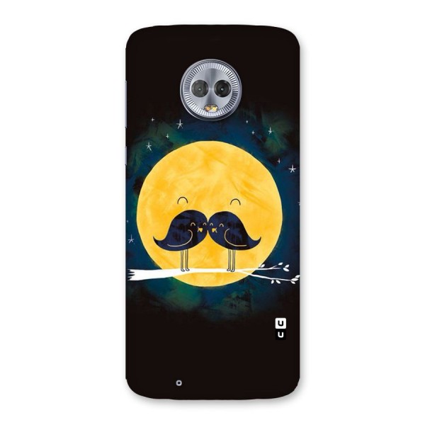 Bird Moustache Back Case for Moto G6