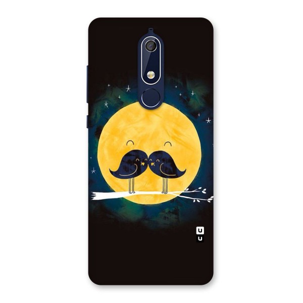 Bird Moustache Back Case for Nokia 5.1