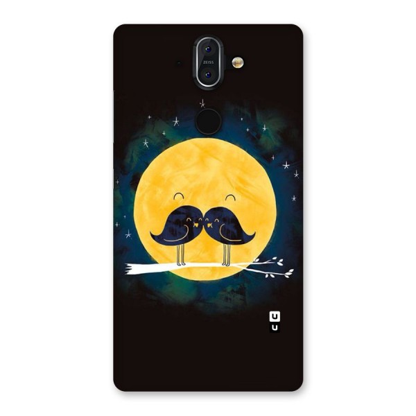 Bird Moustache Back Case for Nokia 8 Sirocco