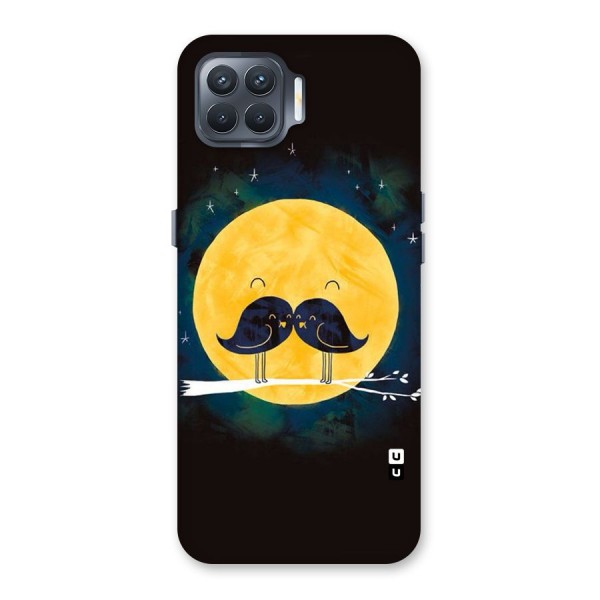 Bird Moustache Back Case for Oppo F17 Pro