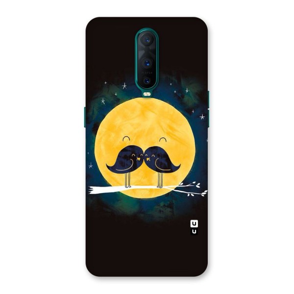 Bird Moustache Back Case for Oppo R17 Pro