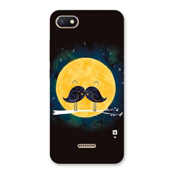 Bird Moustache Back Case for Redmi 6A