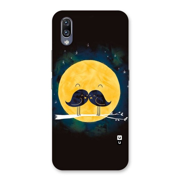 Bird Moustache Back Case for Vivo NEX