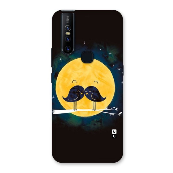 Bird Moustache Back Case for Vivo V15