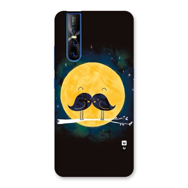 Bird Moustache Back Case for Vivo V15 Pro