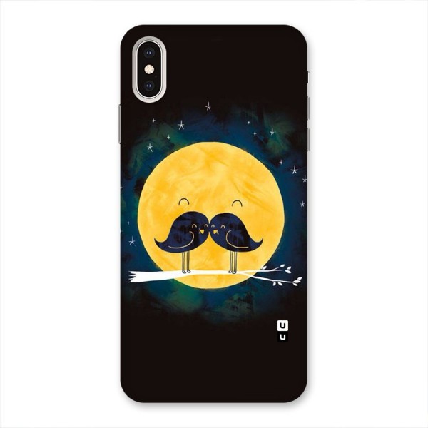 Bird Moustache Back Case for iPhone XS Max