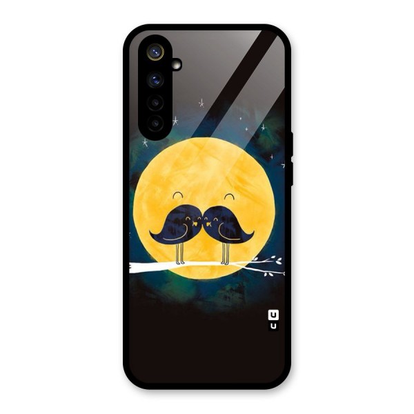 Bird Moustache Glass Back Case for Realme 6