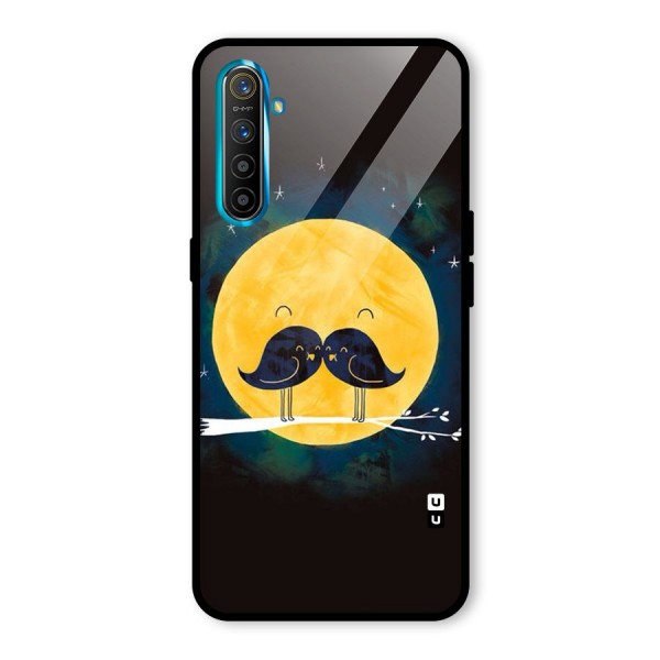 Bird Moustache Glass Back Case for Realme XT