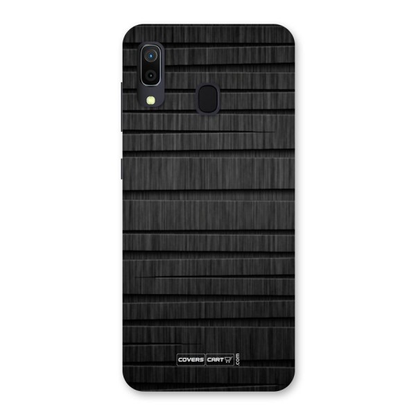 Black Abstract Back Case for Galaxy A20