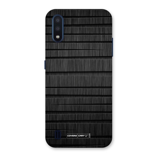 Black Abstract Back Case for Galaxy M01