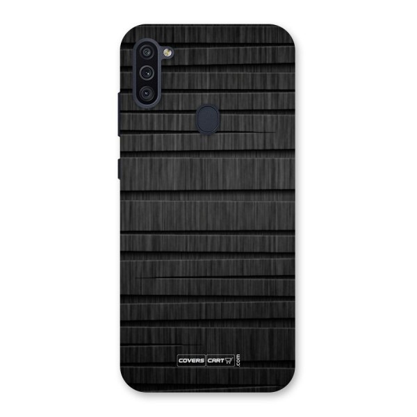 Black Abstract Back Case for Galaxy M11