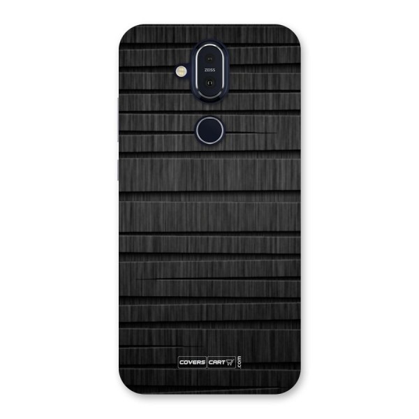 Black Abstract Back Case for Nokia 8.1