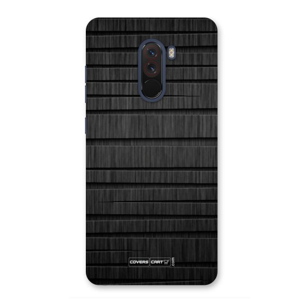 Black Abstract Back Case for Poco F1