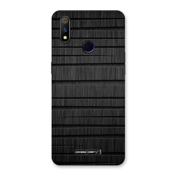 Black Abstract Back Case for Realme 3 Pro