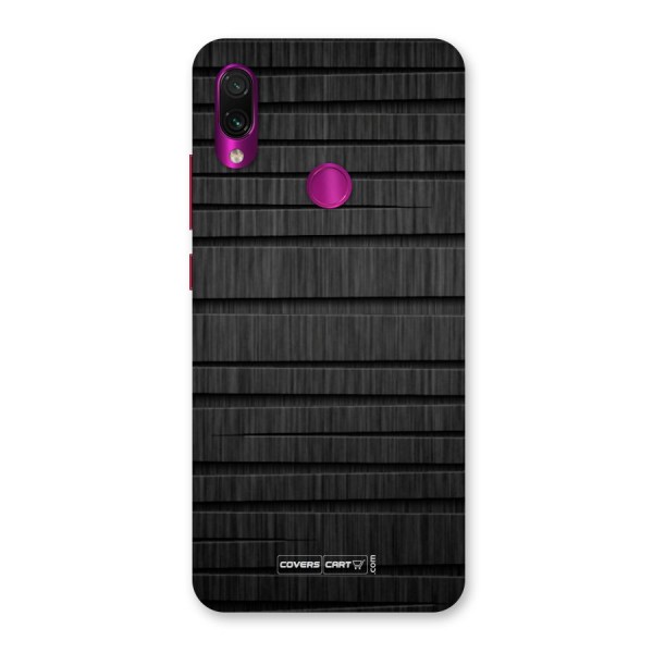 Black Abstract Back Case for Redmi Note 7 Pro