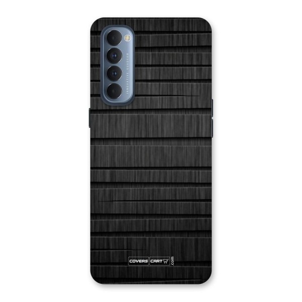 Black Abstract Back Case for Reno4 Pro