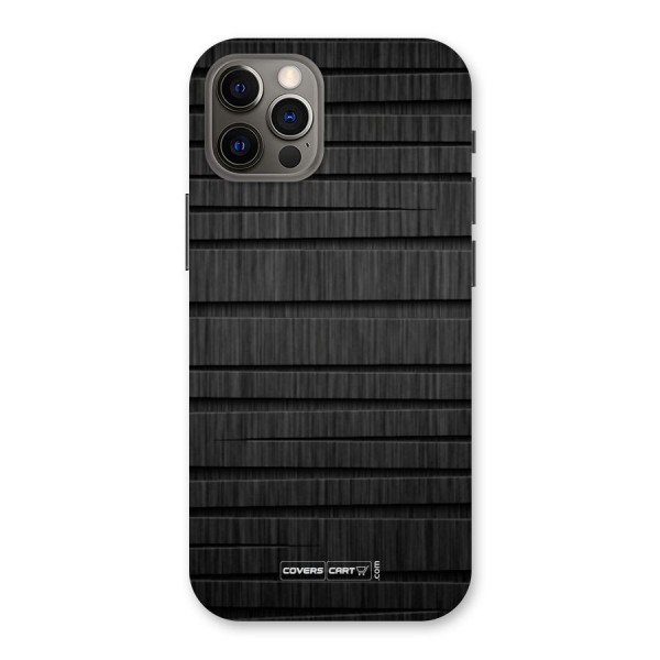 Black Abstract Back Case for iPhone 12 Pro