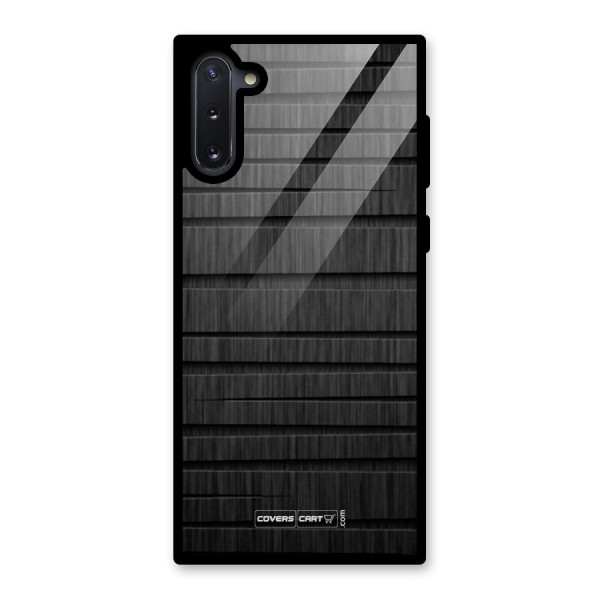 Black Abstract Glass Back Case for Galaxy Note 10