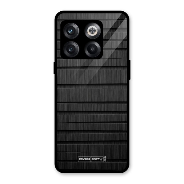 Black Abstract Glass Back Case for OnePlus 10T