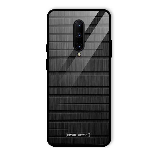 Black Abstract Glass Back Case for OnePlus 7 Pro