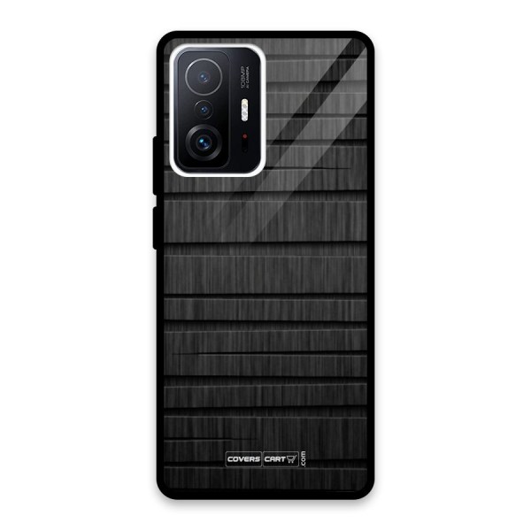 Black Abstract Glass Back Case for Xiaomi 11T Pro