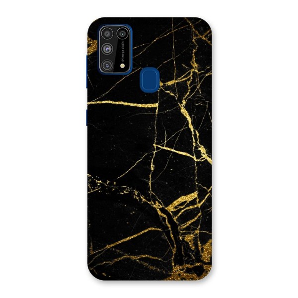 Black And Gold Design Back Case for Galaxy F41