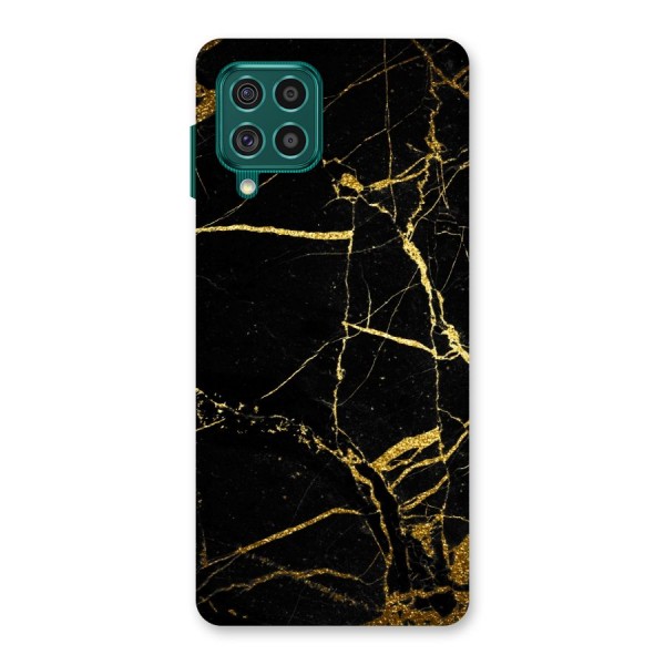 Black And Gold Design Back Case for Galaxy F62