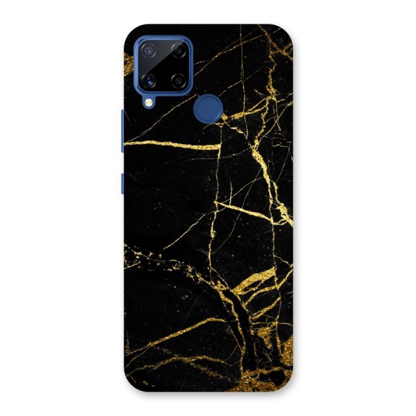 Black And Gold Design Back Case for Realme C12