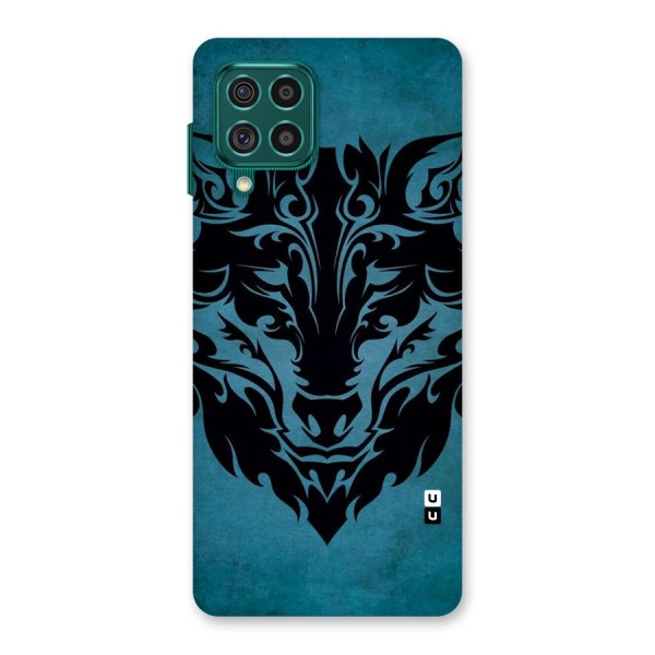 Black Artistic Wolf Back Case for Galaxy F62