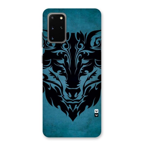 Black Artistic Wolf Back Case for Galaxy S20 Plus