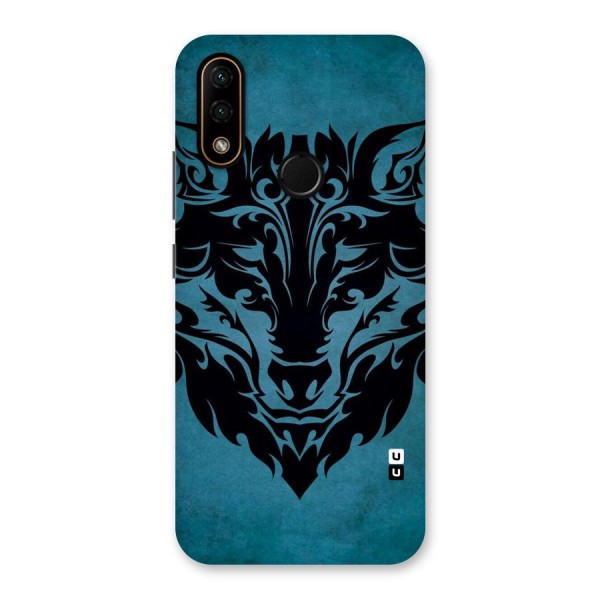 Black Artistic Wolf Back Case for Lenovo A6 Note