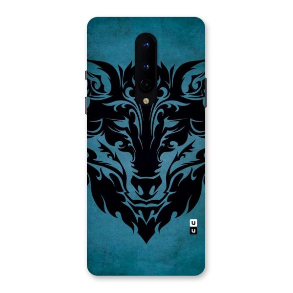 Black Artistic Wolf Back Case for OnePlus 8