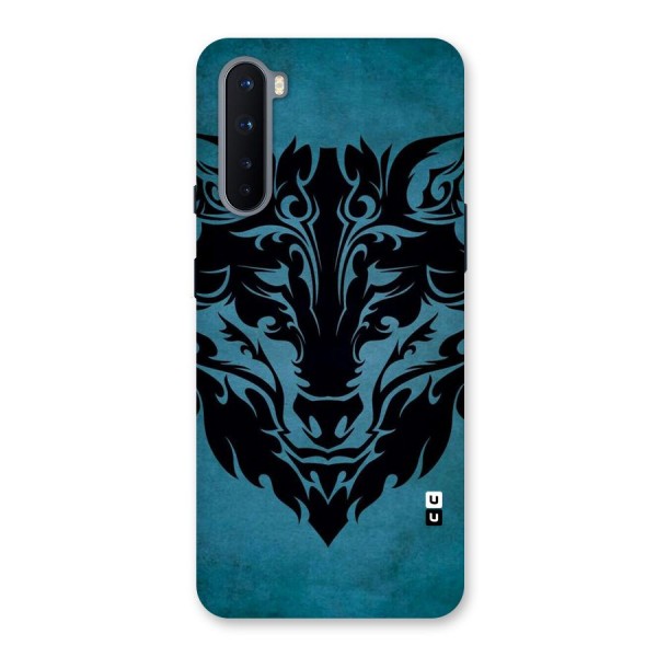 Black Artistic Wolf Back Case for OnePlus Nord