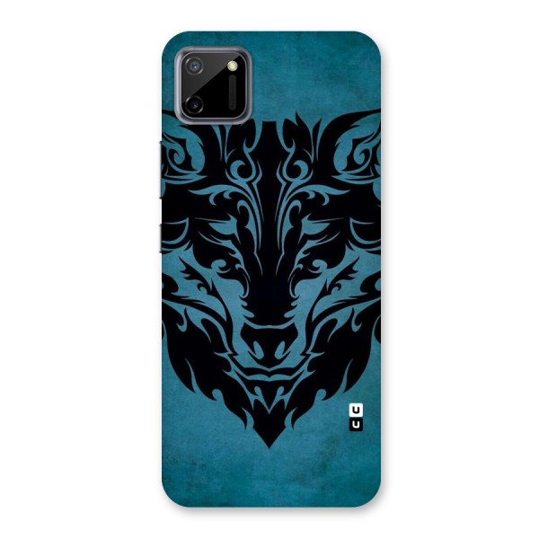 Black Artistic Wolf Back Case for Realme C11