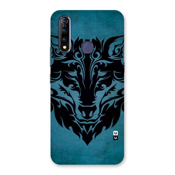 Black Artistic Wolf Back Case for Vivo Z1 Pro