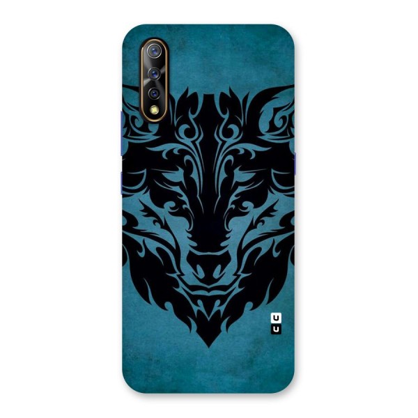 Black Artistic Wolf Back Case for Vivo Z1x