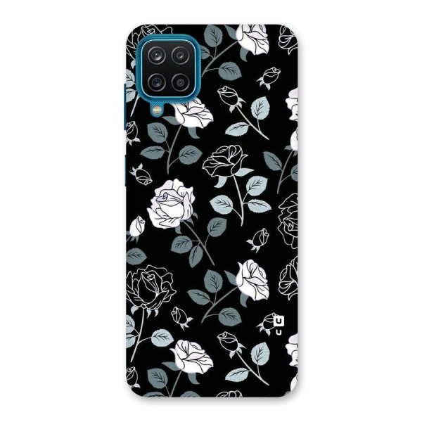 Black Artsy Bloom Back Case for Galaxy F12