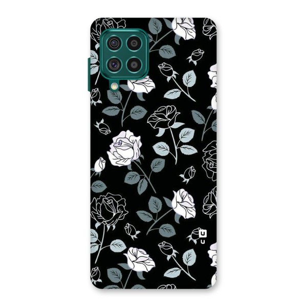 Black Artsy Bloom Back Case for Galaxy F62