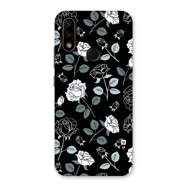 Black Artsy Bloom Back Case for Lenovo A6 Note