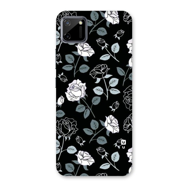 Black Artsy Bloom Back Case for Realme C11